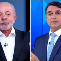 Pesquisas da véspera mostram disputa acirrada entre Lula e Flávio Bolsonaro - Reprodução TV Globo