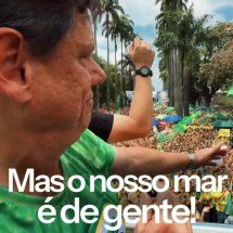 Tarcísio elogia 'mar de gente' em BH durante ato pró-Flávio - Reprodu&ccedil;&atilde;o Instagram