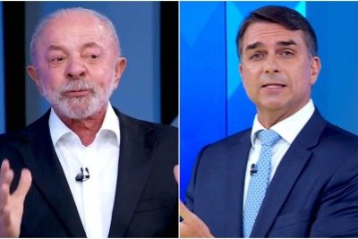 Lula e Flávio enfrentam alto índice de rejeição -  (crédito: Reprodução TV Globo)