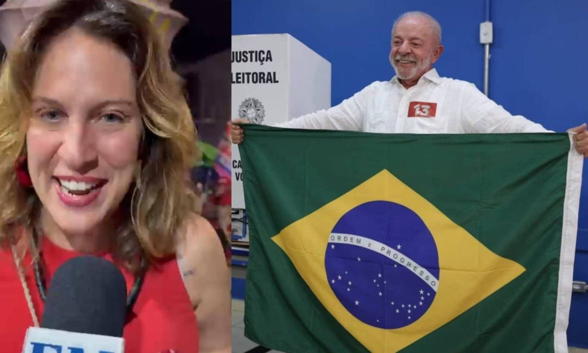 Bella Gonçalves comemorou a vitória do presidente Lula - (crédito: Reprodução)