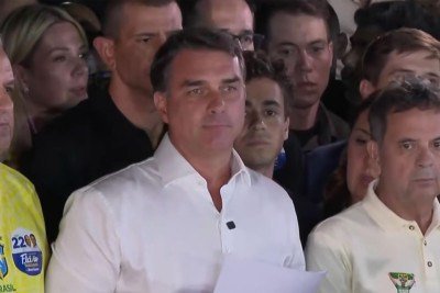 Derrotado, Flávio Bolsonaro diz que vai pedir anulação das eleições -  (crédito: Foto: Reprodução)