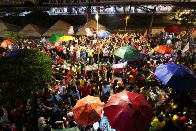Em Minas Gerais, Lula recebeu 50,43% dos votos válidos, contra 49,57% de Flávio Bolsonaro (PL) -  (crédito: Marcos Vieira/EM/DA.Press)