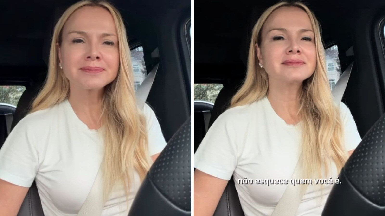 Eliana incentiva a reflex&atilde;o sobre valores pessoais com a mensagem 'n&atilde;o esquece quem voc&ecirc; &eacute;' em v&iacute;deo divulgado nas redes -  (crédito: Redes sociais)