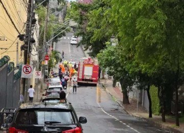 A morte ocorreu em meio aos estragos provocados pela forte tempestade que atingiu a capital mineira -  (crédito: Reprodução/Redes Sociais )