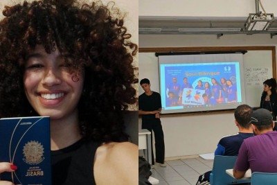 Em Belo Horizonte, a estudante Samira Ferreira, de 23 anos, está entre as participantes contempladas com a oportunidade de estudar fora do Brasil -  (crédito: Arquivo Pessoal)