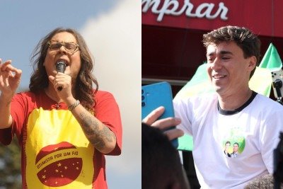 Duda Salabert ironizou Nikolas em publicação pós reeleição de Lula -  (crédito: Alexandre Guzanshe e Edesio Ferreira/EM/D.A. Press)