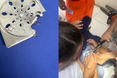 Operação durou cerca de uma hora -  (crédito: Reprodução/CBMMG)