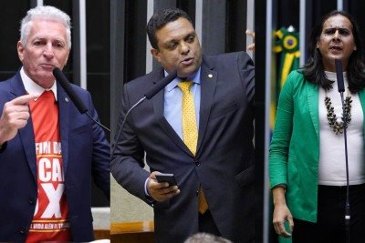 Deputados alegaram risco de fuga de ex-candidato à Presidência -  (crédito: Kaio Magalhães|Pablo Valadares/Câmara dos Deputados de Brasília)