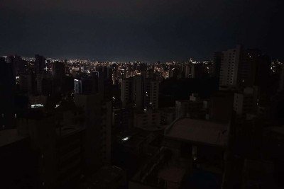 Bairros de diferentes regi&otilde;es de Belo Horizonte sofreram interrup&ccedil;&otilde;es no fornecimento de energia el&eacute;trica -  (crédito: Paulo Galv&atilde;o/EM/D.A.Press)