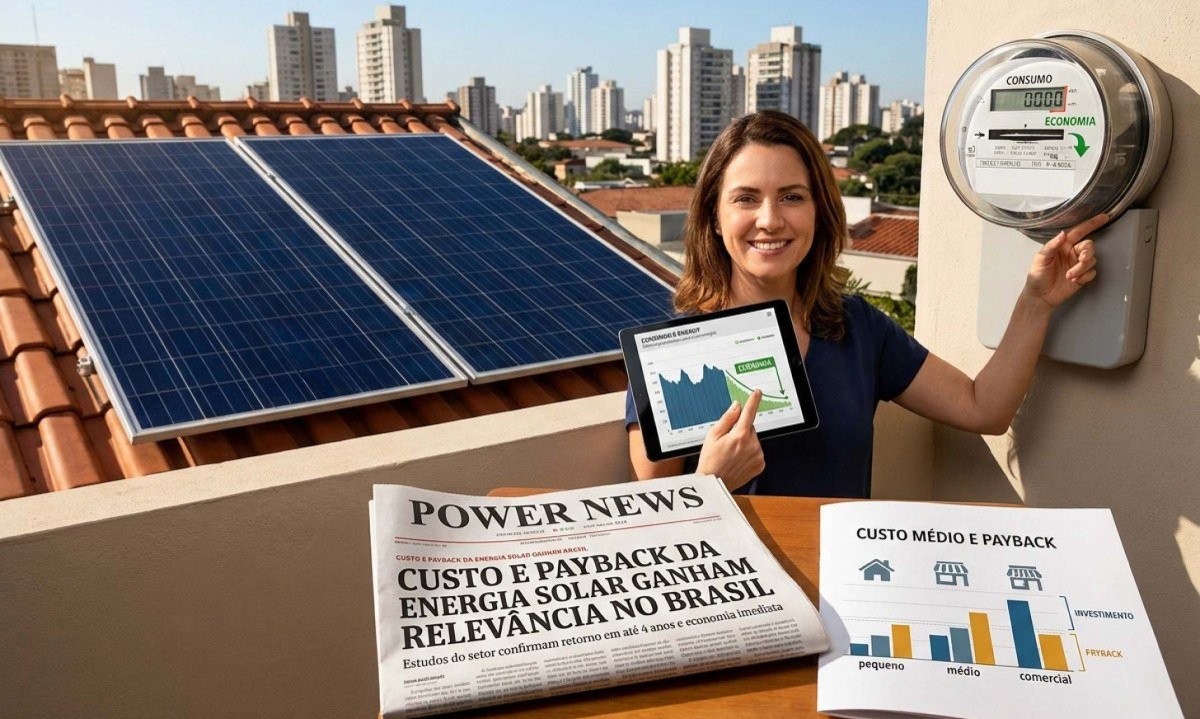 Custo e payback da energia solar ganham relevância no Brasil - (crédito: DINO)