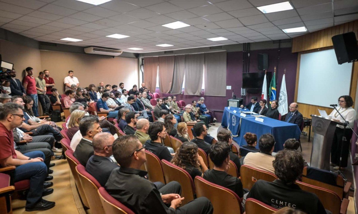 UFMG inaugura nesta terça-feira, 27 de outubro, às 10h, no auditório do Instituto de Geociências (IGC), o supercomputador "Soberano" - (crédito: Leandro Couri/EM/D.A Press)