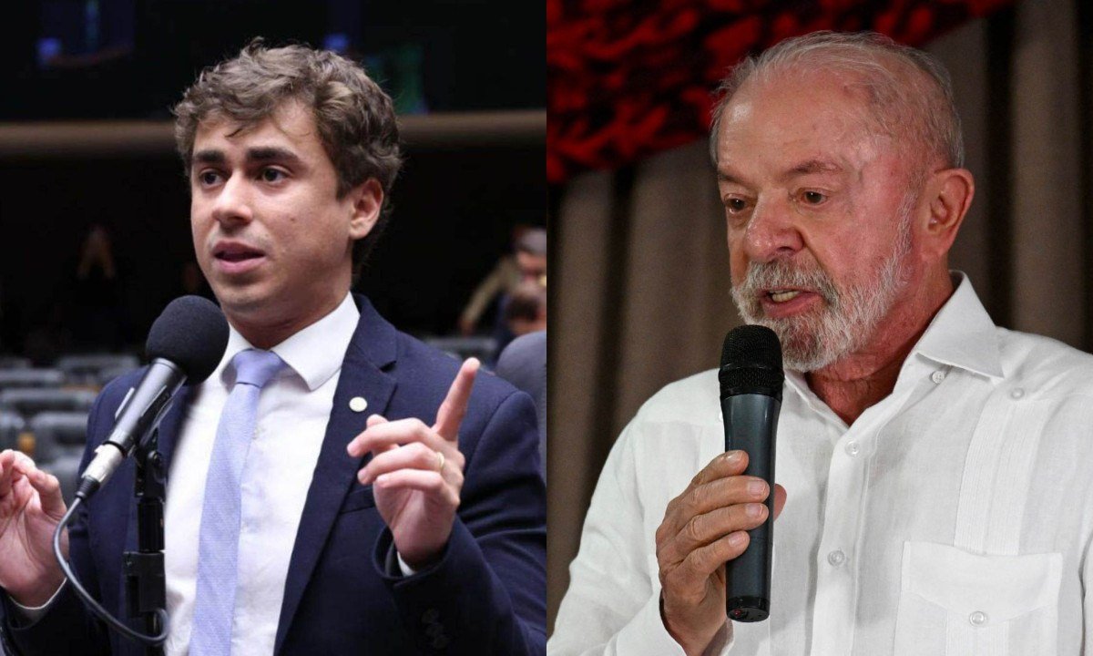 Nikolas ironizou Lula em debate antes de sua reeleição - (crédito: Bruno Spada/Câmara dos Deputados | Evaristo Sá/AFP)