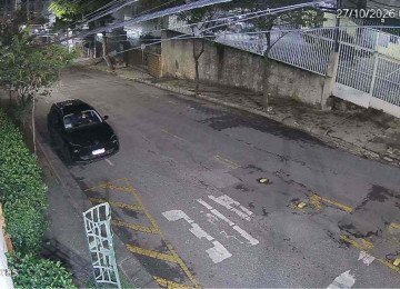 O militar estava estacionado em uma rua, quando um veículo prata passou e retornou. Na volta, um suspeito desceu, abordou o policial e atirou contra o agente. -  (crédito: Imagens cedidas ao Estado de Minas)