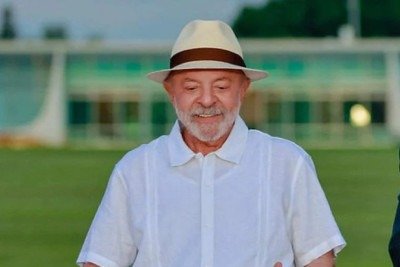 Presidente da República, Luiz Inácio Lula da Silva, durante comemoração de seu aniversário de 81 anos, no Palácio da Alvorada  -  (crédito: Ricardo Stuckert/ Secom/PR)