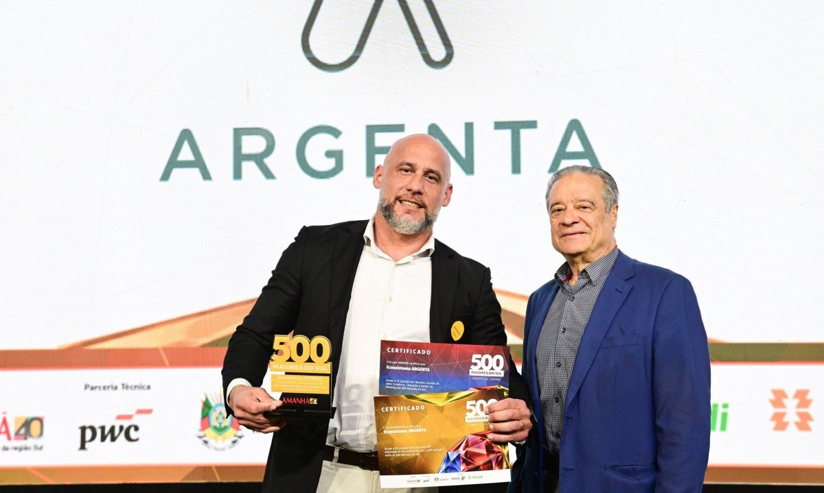 Argenta lidera receita líquida entre as maiores do Sul - (crédito: DINO)