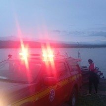 Duas pessoas somem em barragem de Minas - Corpo de Bombeiros/Reprodução