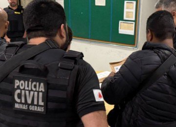 A Polícia Civil de Minas Gerais (PCMG) cumpriu, nesta quarta-feira (28/10), nove mandados de prisão preventiva e 13 de busca e apreensão durante a operação Consignatus, que investiga um grupo suspeito de fraudes contra idosos e aposentados -  (crédito: Divulgação/PCMG)