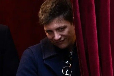 Santiago Caputo, figura-chave na gest&atilde;o Milei, atua nos bastidores da Casa Rosada longe dos holofotes e com discri&ccedil;&atilde;o -  (crédito: Tomas Cuesta/Getty Images)