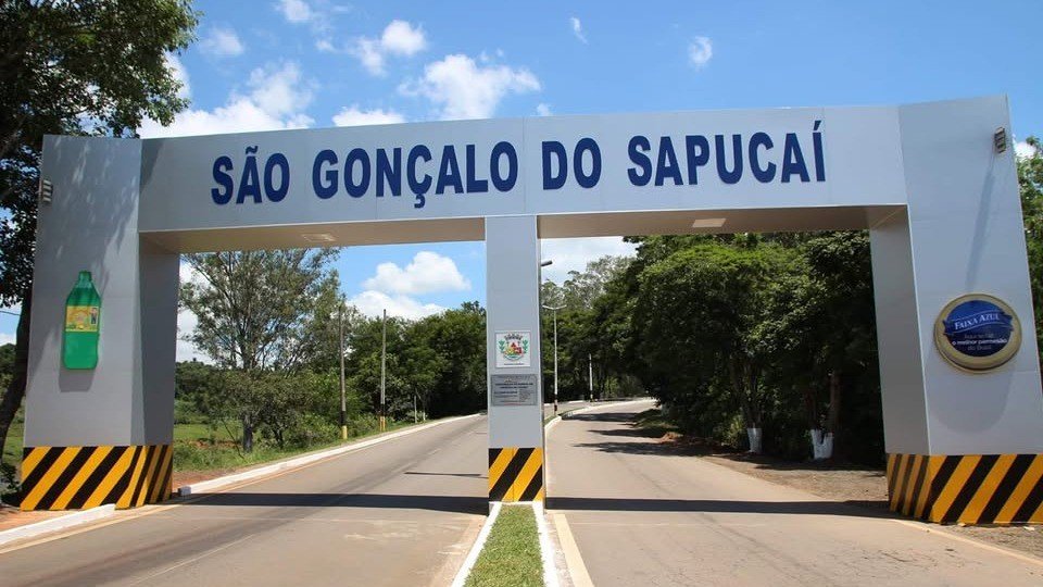 Entrada de S&atilde;o Gon&ccedil;alo do Sapuca&iacute;, um dos munic&iacute;pios mineiros investigados por fraudes em contratos p&uacute;blicos -  (crédito: Divulga&ccedil;&atilde;o/Prefeitura de S&atilde;o Gon&ccedil;alo do Sapuca&iacute;)