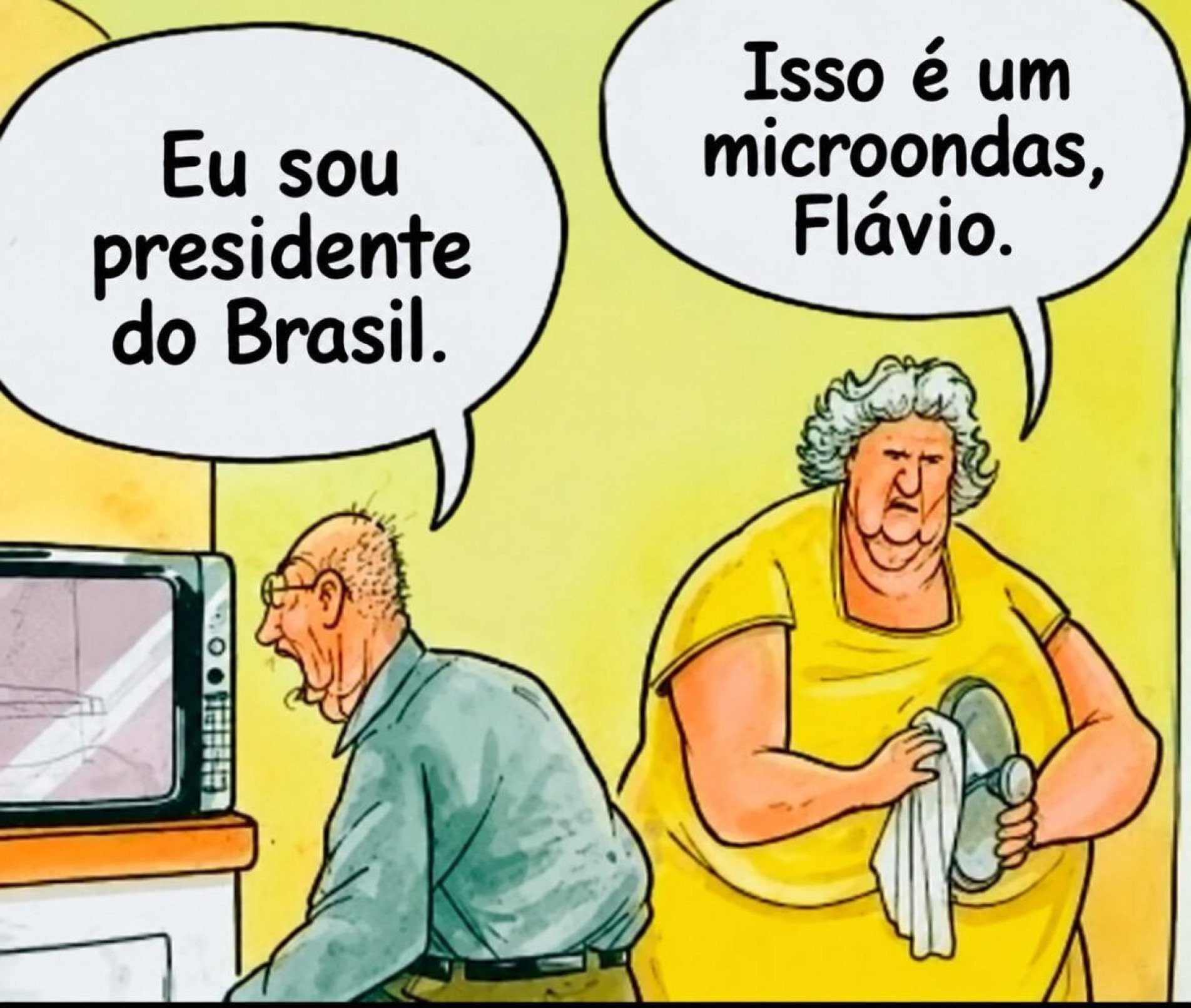 Flávio foi ironizado após carta em que diz ser presidente do Brasil-Reprodução/X