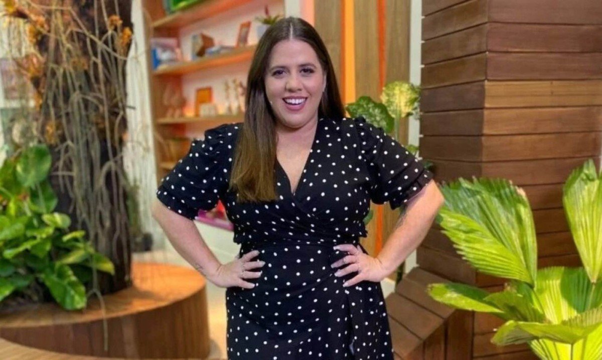 Tati Machado se despede do Saia Justa e emociona ao falar de gravidez: "Feliz e com medo" - (crédito: Tupi)