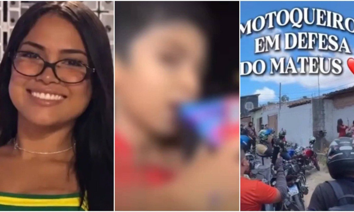 Motoqueiros fizeram homenagem à criança após ela ser humilhada enquanto vendia balas - (crédito: Reprodução)