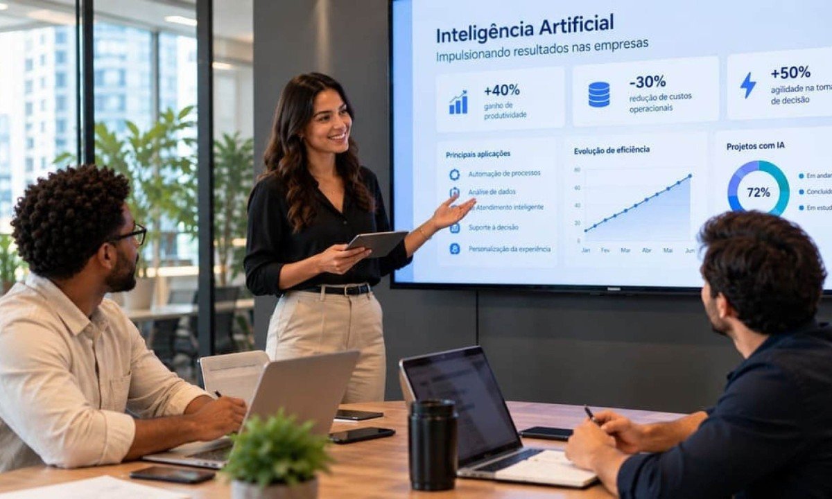IA avança nas empresas, mas só 7% a integram à estratégia - (crédito: DINO)