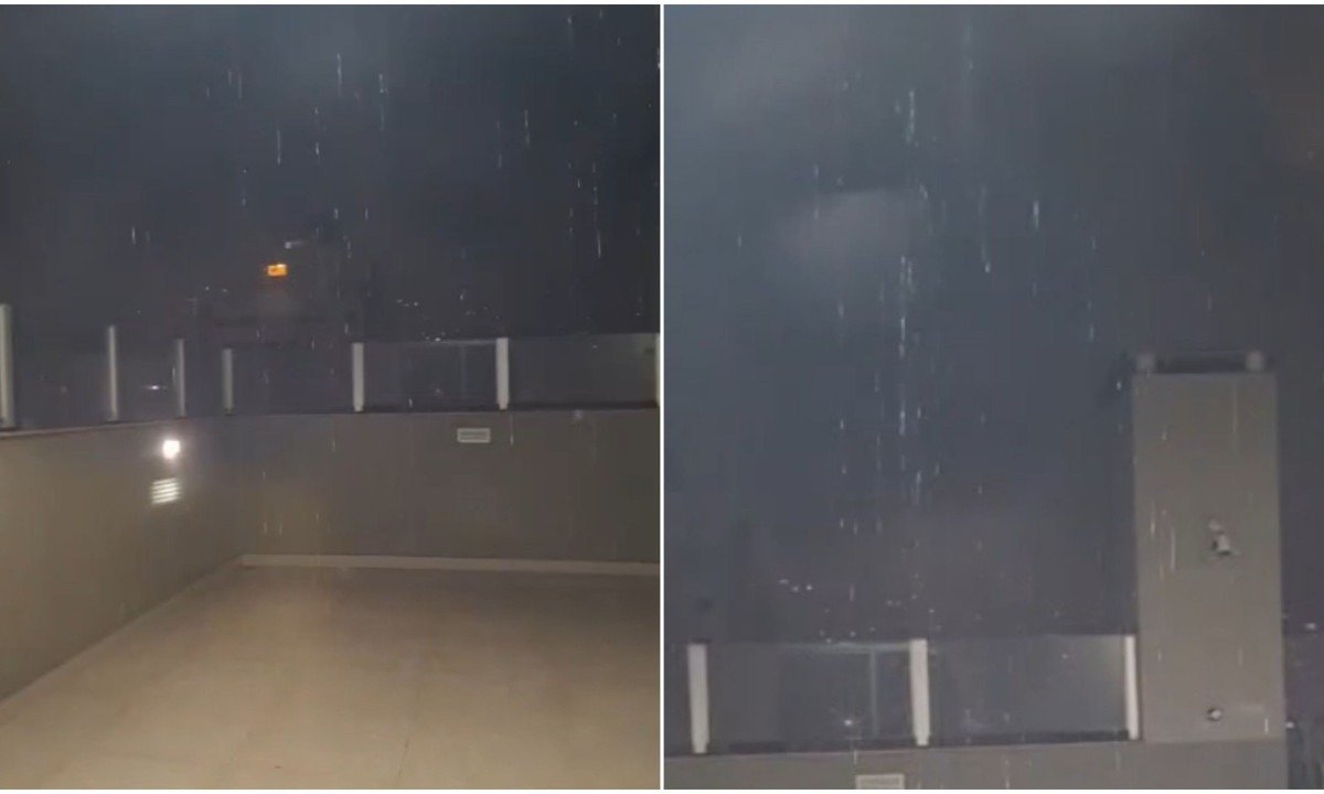 Defesa Civil informou sobre intensidade da chuva na capital na noite desta sexta-feira - (crédito: Vera Schmitz/EM/DA. Press)