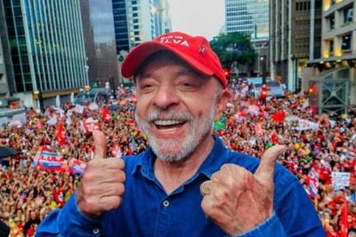 Presidente da República, Luiz Inácio Lula da Silva, durante ato de campanha no Rio de Janeiro: o evento 'Lula em São Paulo: O Brasil Pronto Pra Mais', realizado na Avenida Paulista, São Paulo (SP) -  (crédito: Ricardo Stuckert)