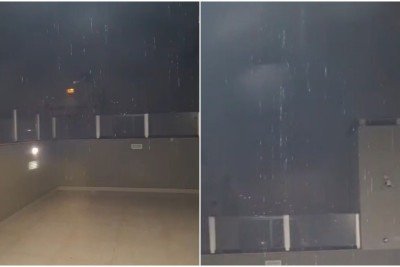 Defesa Civil informou sobre intensidade da chuva na capital na noite desta sexta-feira -  (crédito: Vera Schmitz/EM/DA. Press)