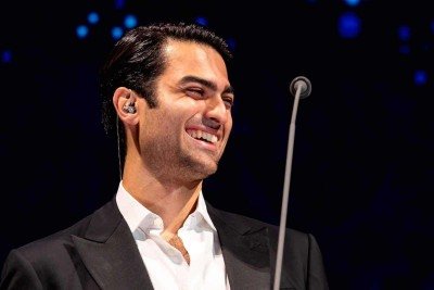 Além do brasileiro Toquinho, Matteo Bocelli cita os britânicos Harry Styles e Elton John como músicos que admira -  (crédito: Andre Velozo/Divulgação)