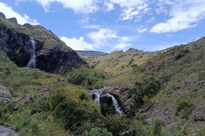 A trilha fica cerca de 120 quilômetros de Belo Horizonte, entre os municípios de Ouro Preto e Itabirito -  (crédito: Larissa Leone/EM/D.A Press)