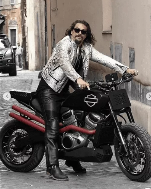 Jason Momoa em moto poderosa: Veja famosos sobre 2 rodas! - Reprodução Instagram