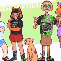 Ilustrador cria versão brasileira de personagens de Scooby-Doo - Reprodução/Redes sociais