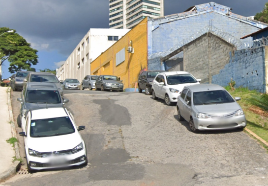 Rua Turim, registro de 2019, pela Google -  (crédito: Reprodução/Google Street View)