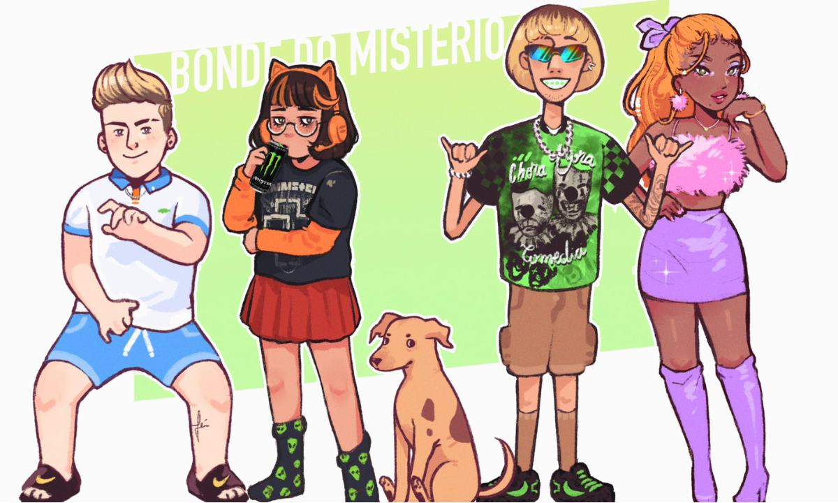 Ilustrador cria versão brasileira de personagens de Scooby-Doo