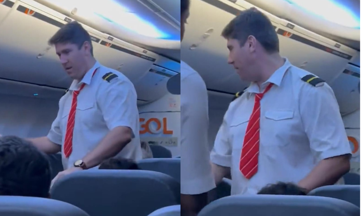 Comissários da Gol usam gravata do RBD em voo para o Rio de Janeiro