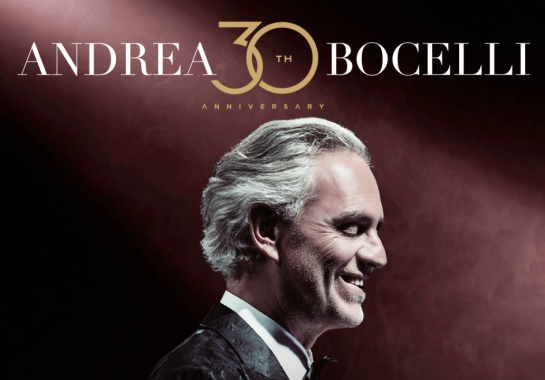Concertos de Andrea Bocelli em BH e São Paulo celebram os 30 anos de carreira do artista -  (crédito: Divulgação / Dançar Marketing)
