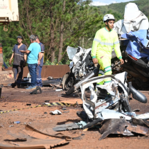 Motorista de carreta que causou acidente na BR-381 se apresenta à polícia - Leandro Couri / EM / D.A Press