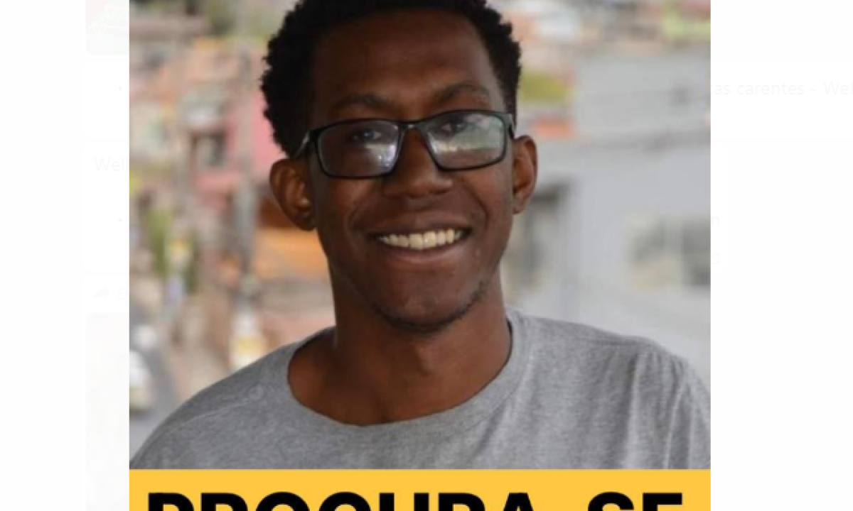 Jovem desapareceu na regi&atilde;o do Barreiro  -  (crédito: Arquivo pessoal/Reprodu&ccedil;&atilde;o)