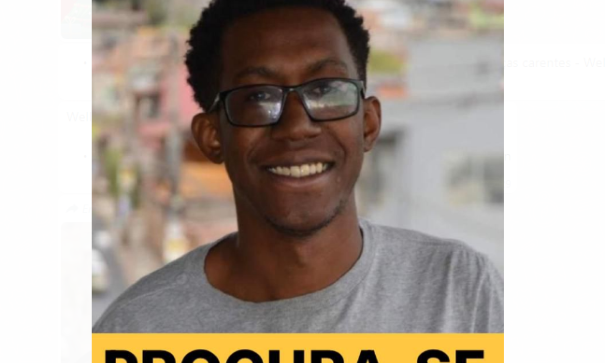 Jovem desapareceu na região do Barreiro  -  (crédito: Arquivo pessoal/Reprodução)