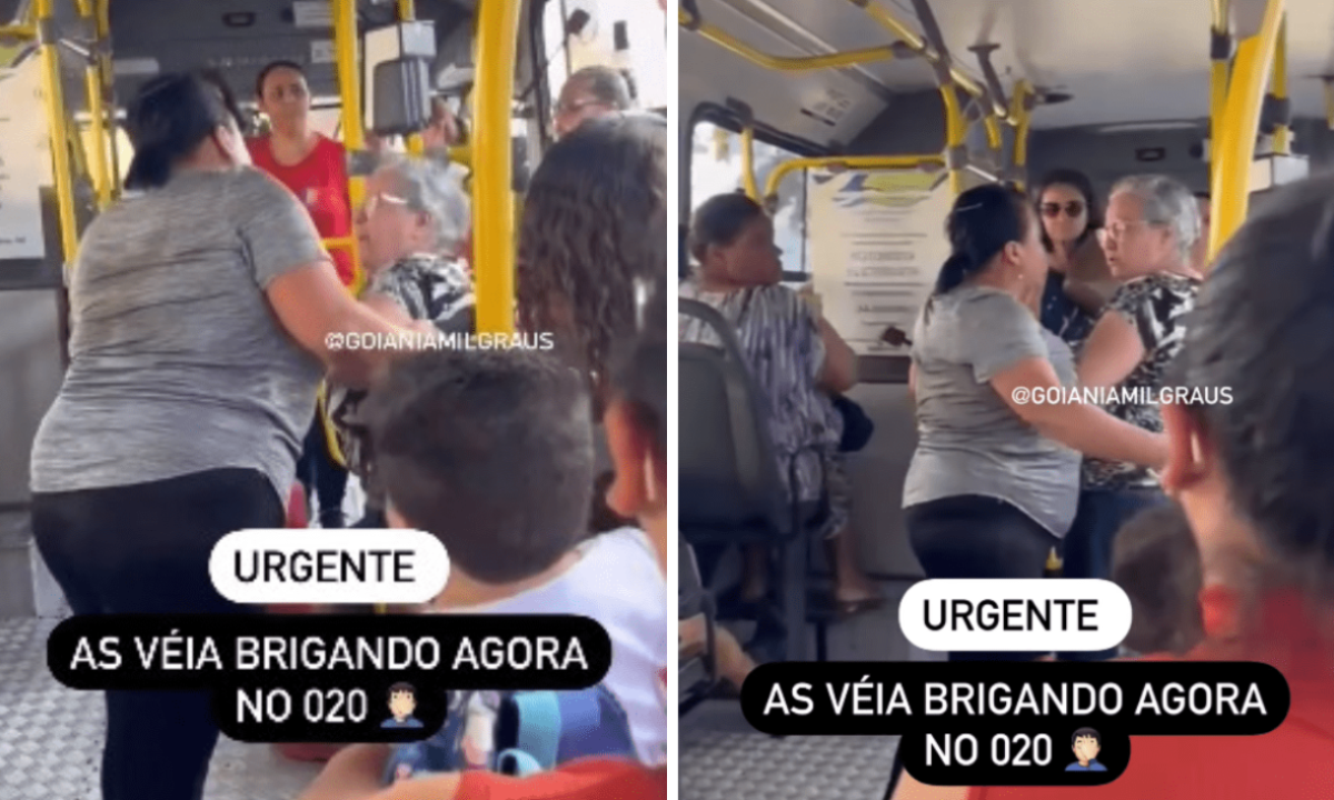 Briga aconteceu por causa de uma sombrinha -  (crédito: redes sociais)