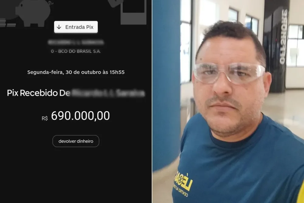 Empresário recebe PIX por engano e devolve R$ 690 mil - Arquivo Pessoal/Lealdo dos Santos