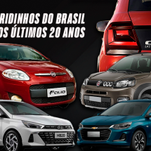 Queridinhos do Brasil: Os carros mais vendidos nos últimos 20 anos - Montagem: Marcus Assunção