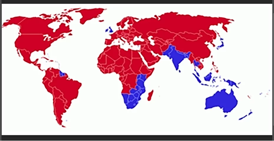 ‘Mão inglesa’ vai muito além da Inglaterra: Veja países que adotam sistema - Benjamin D. Esham Domínio Público