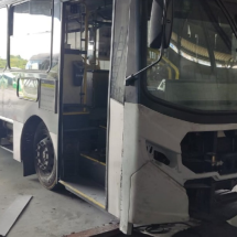 Encontrado: ônibus número 3 da PBH se envolveu em acidente e está parado - Reprodução/PBH