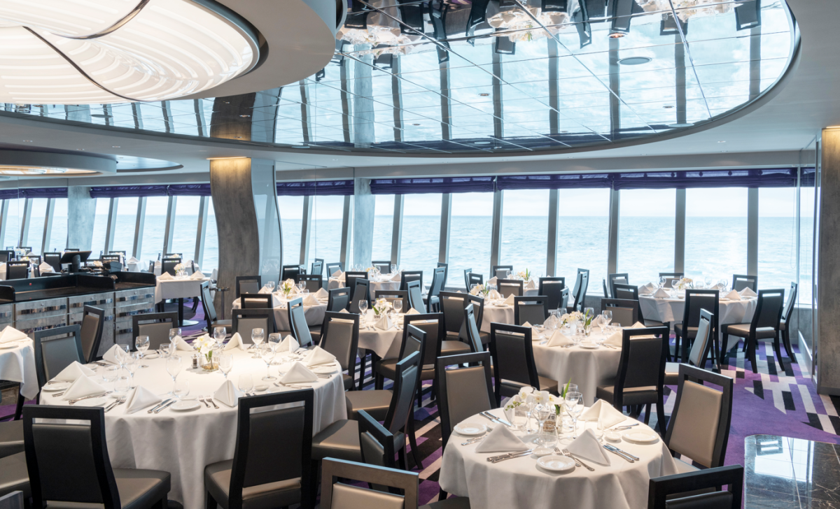 La Loggia, um dos 10 restaurantes que os hóspedes poderão usufruir na experiência a bordo