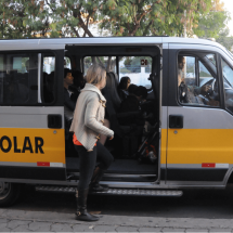 BH: Vans escolares poderão utilizar faixas de ônibus a partir de hoje - Paulo Filgueiras/EM/D.A Press