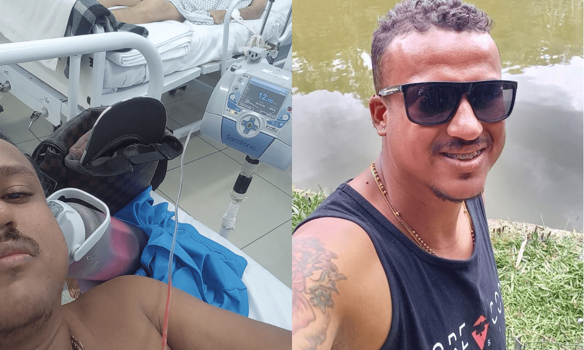 Wesley Ferreira Mota busca ajuda para custear gastos com saúde depois de contrair forma mais grave de dengue -  (crédito: Arquivo pessoal)