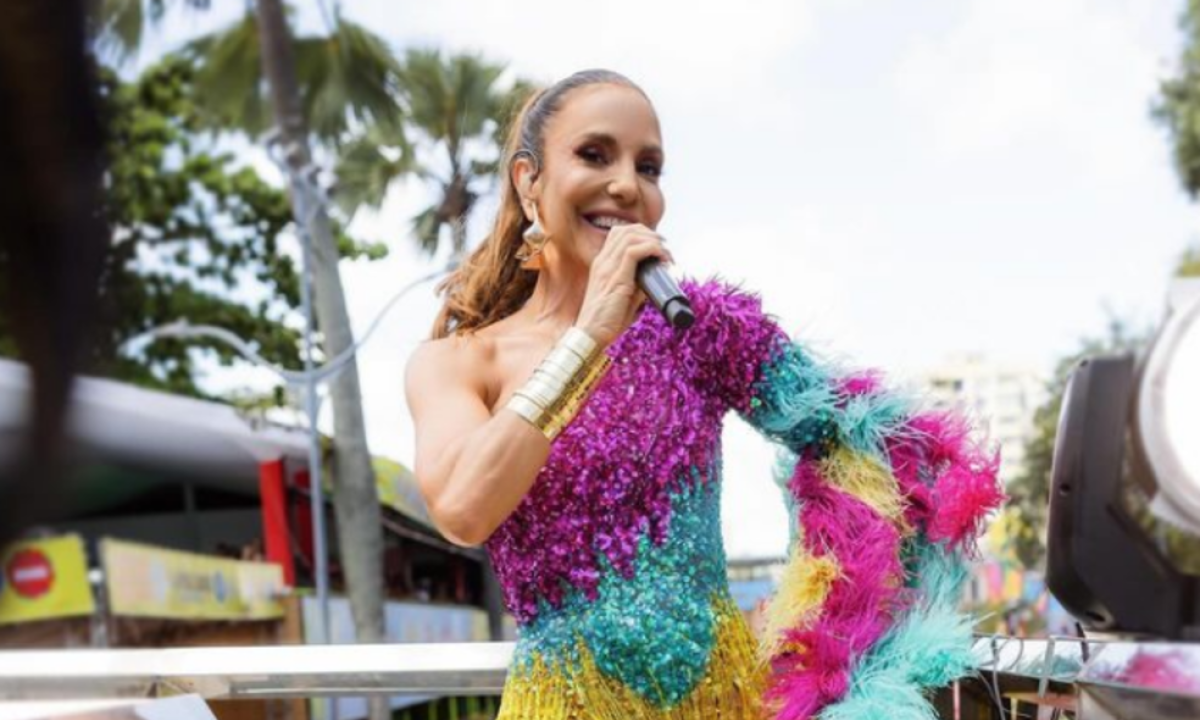 Cantora Ivete Sangalo estava internada por causa de uma pneumonia -  (crédito: Reprodução/Instagram)